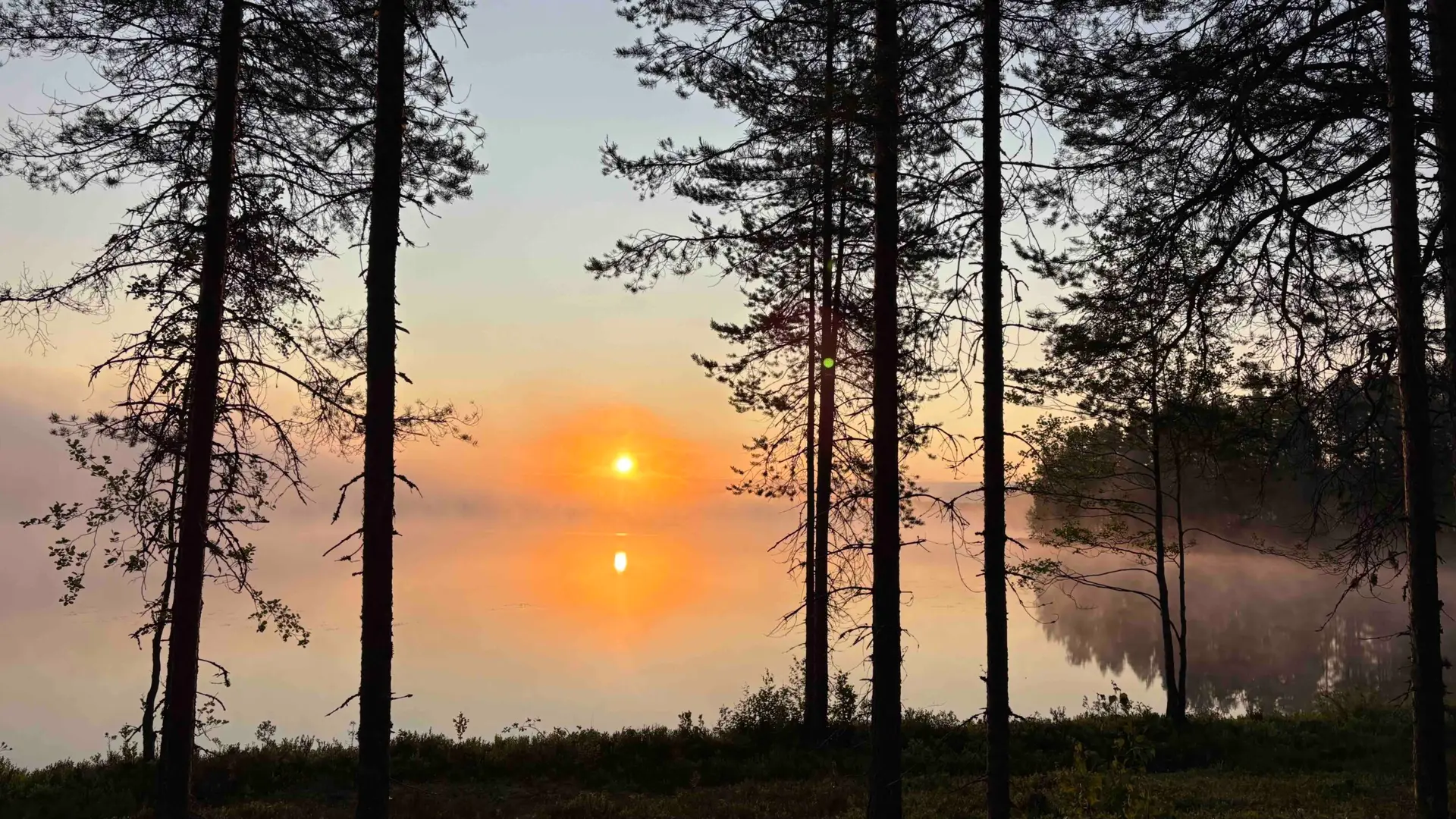 Auringonnousu Särkiselällä