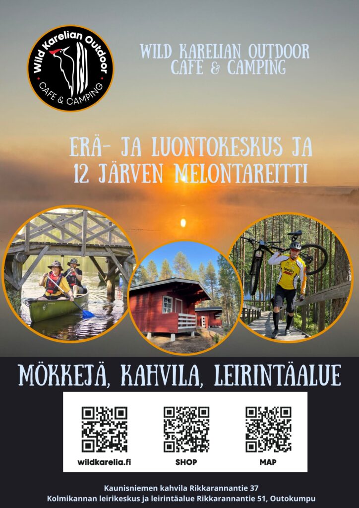 Kolmikannan leirintäalueen ja leirikeskuksen sekä Kaunisniemen kahvilan ja Erä- ja luontokeskuksen palvelut